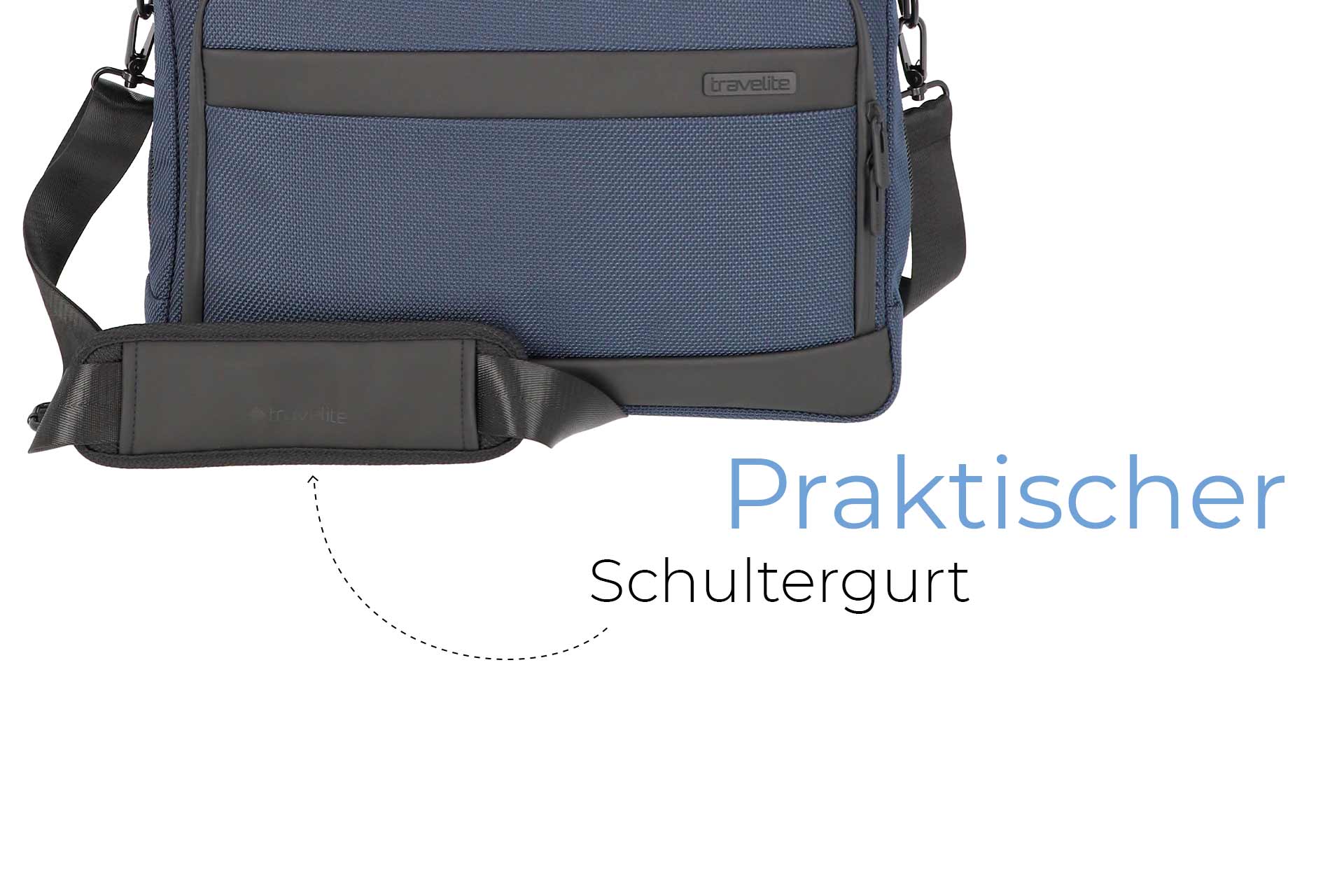 Meet Laptoptasche in | Zoll) travelite Schwarz 15,6 (bis