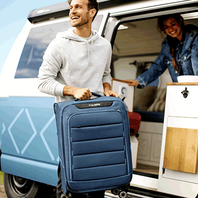 bolsa con ruedas de viaje travelite 55cm kick off antracite - Azul y mora -  Tienda de maletas bolsos y mochilas