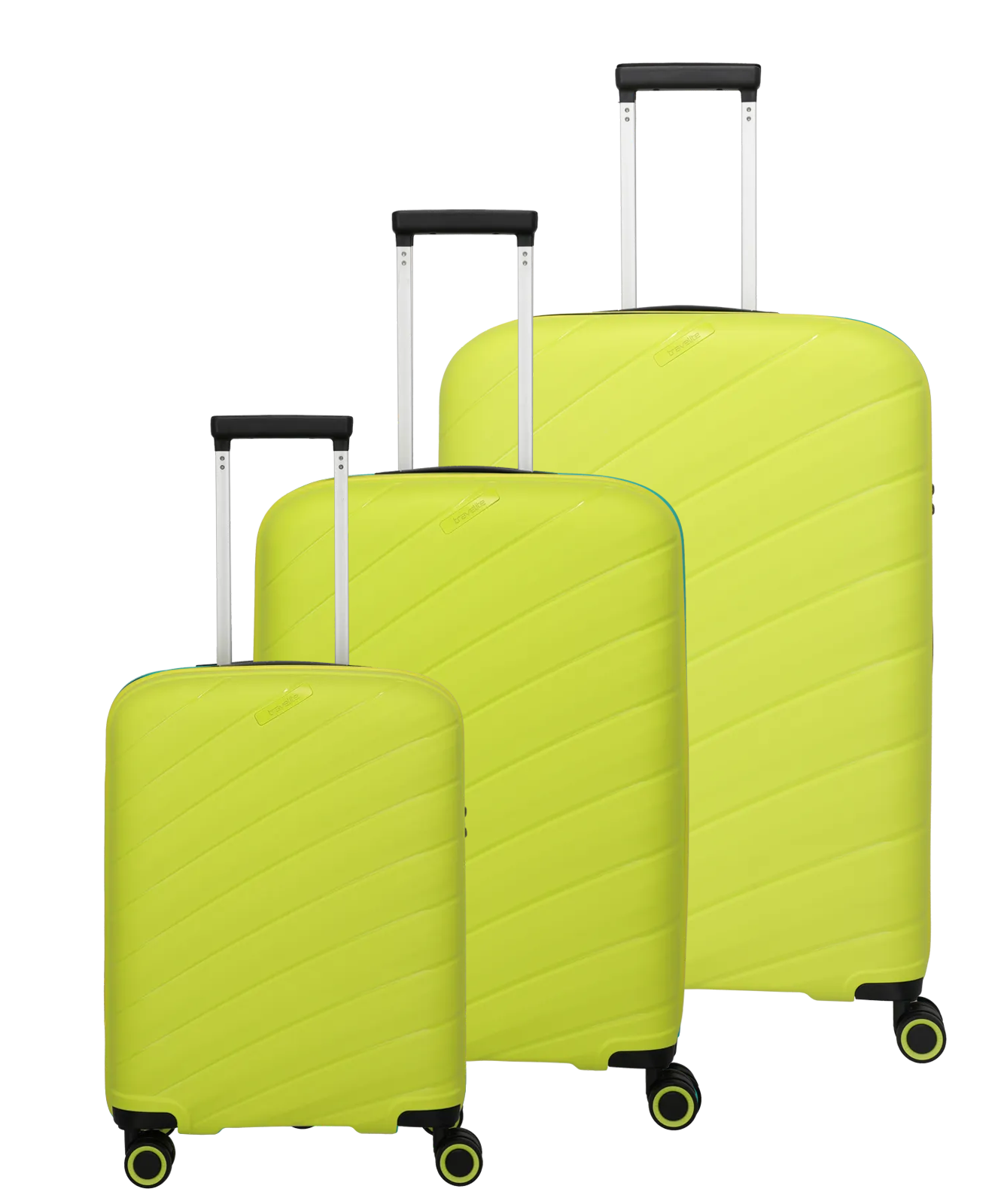 Burano 3-piece suitcase set in appel green - travelite