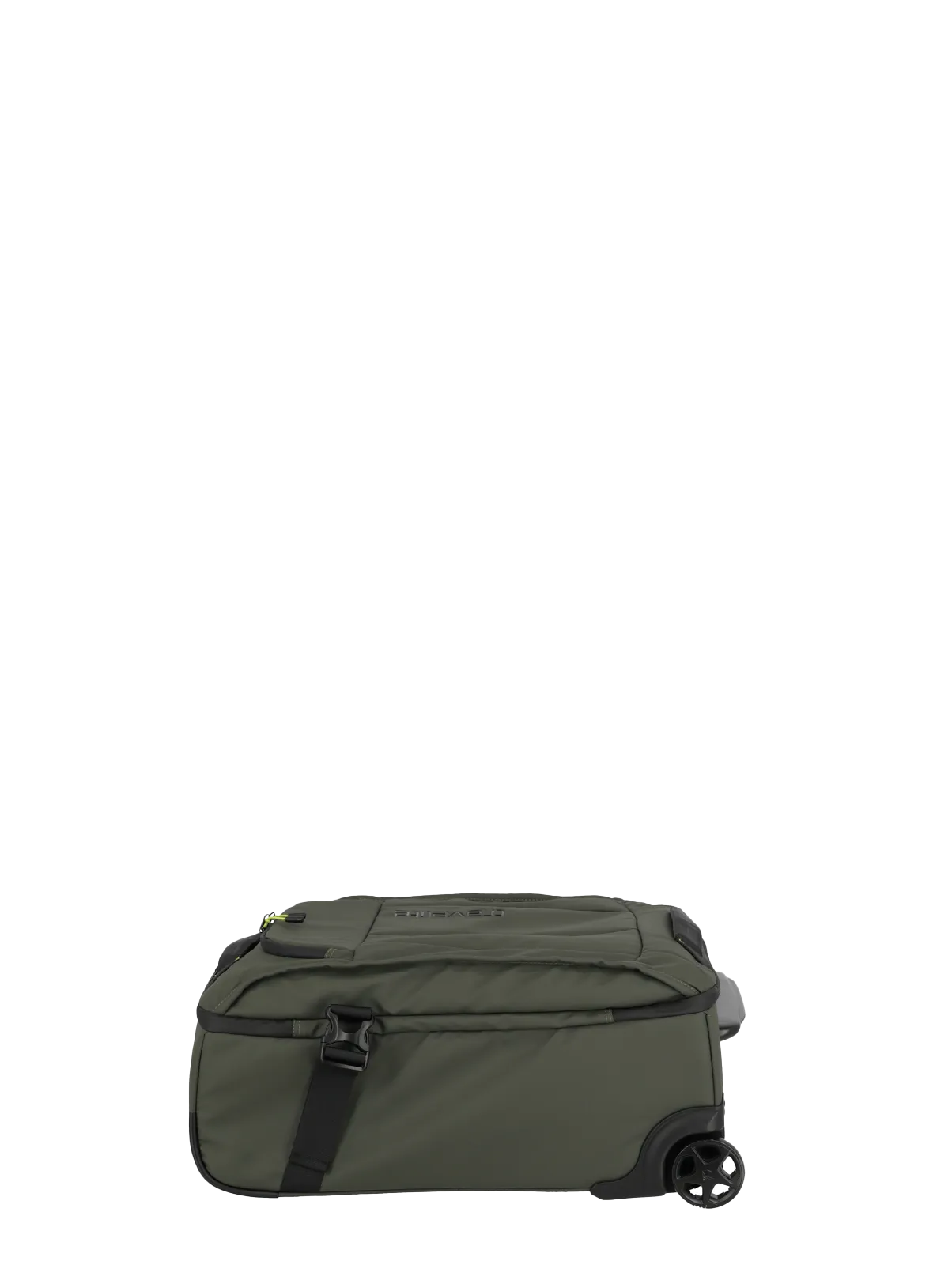 Eine travelite Rollenreisetasche der Serie Briize Größe S 55cm Seitenansicht in khaki