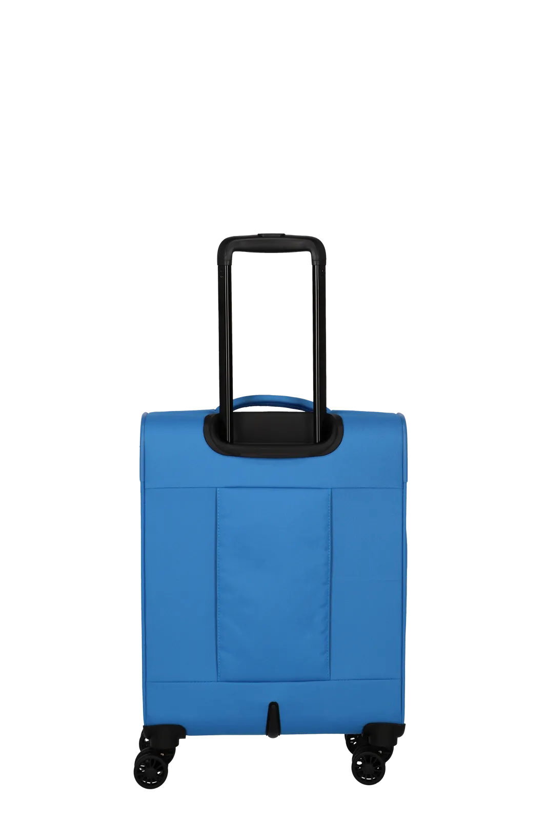 Ein travelite Koffer der Serie Rügen Rückansicht Größe S 55cm in blau