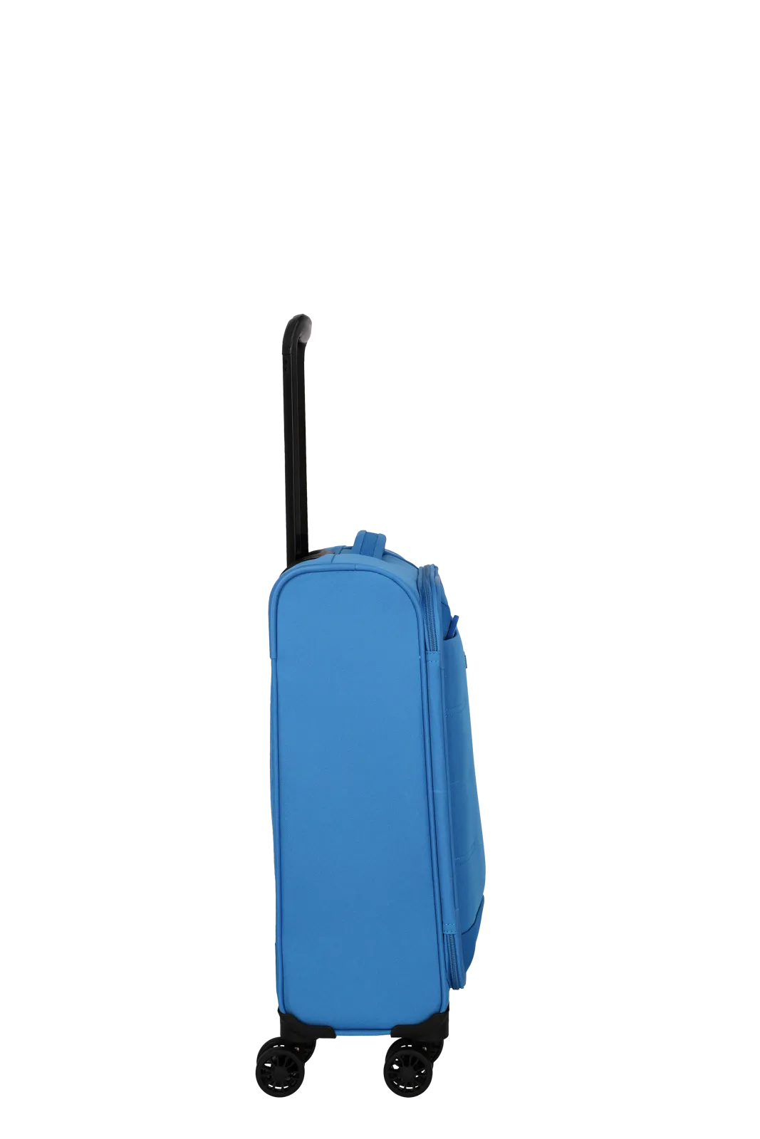 Ein travelite Koffer der Serie Rügen Seitenansicht Größe S 55cm in blau