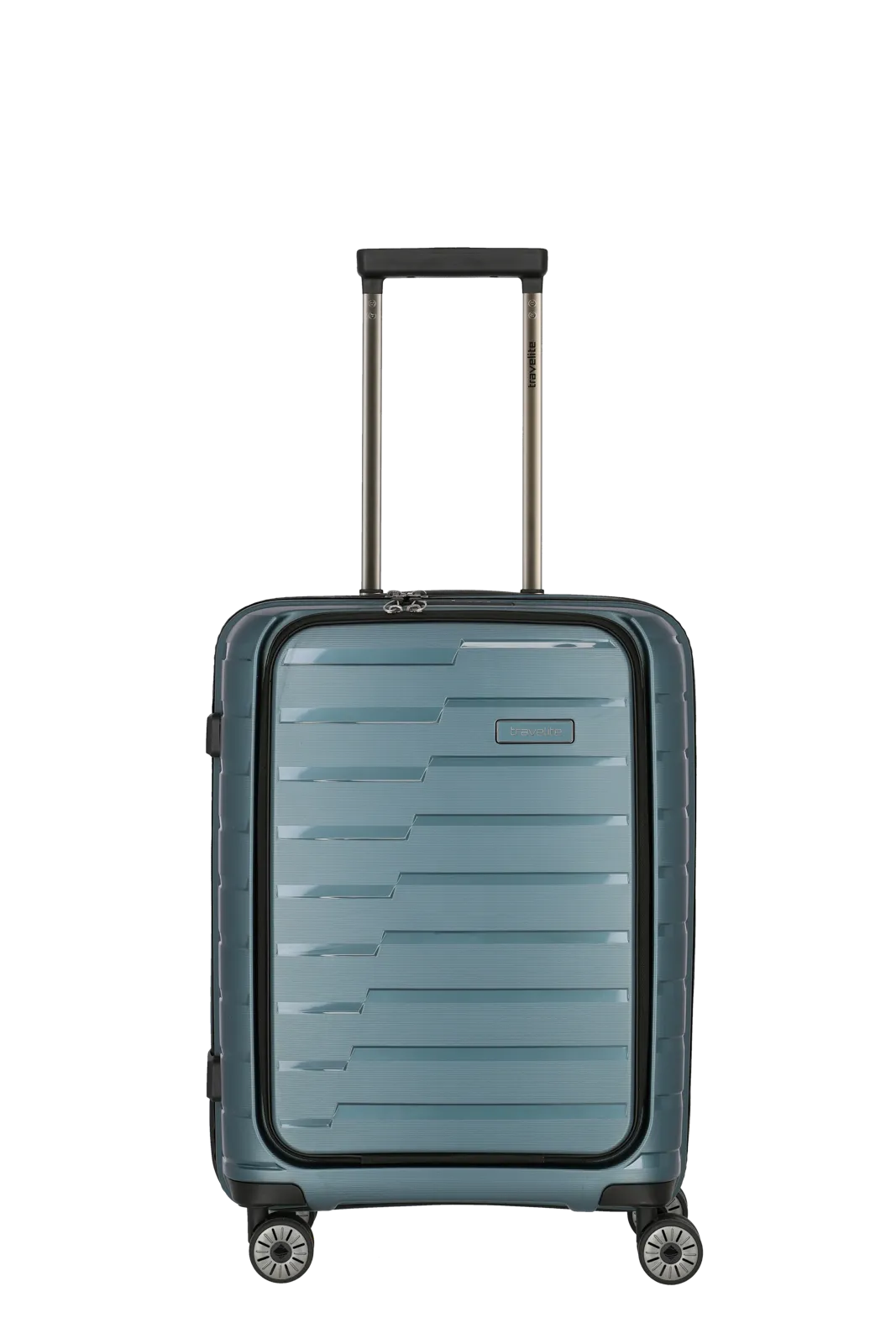 travelite Air Base Trolley S mit Vortasche in Blau