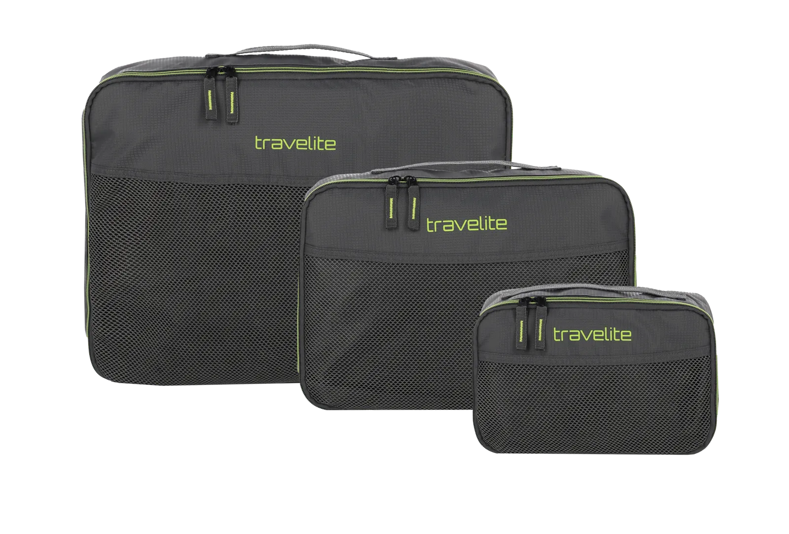 travelite Accessoires packing Cubes Komplettbild in anthrazit