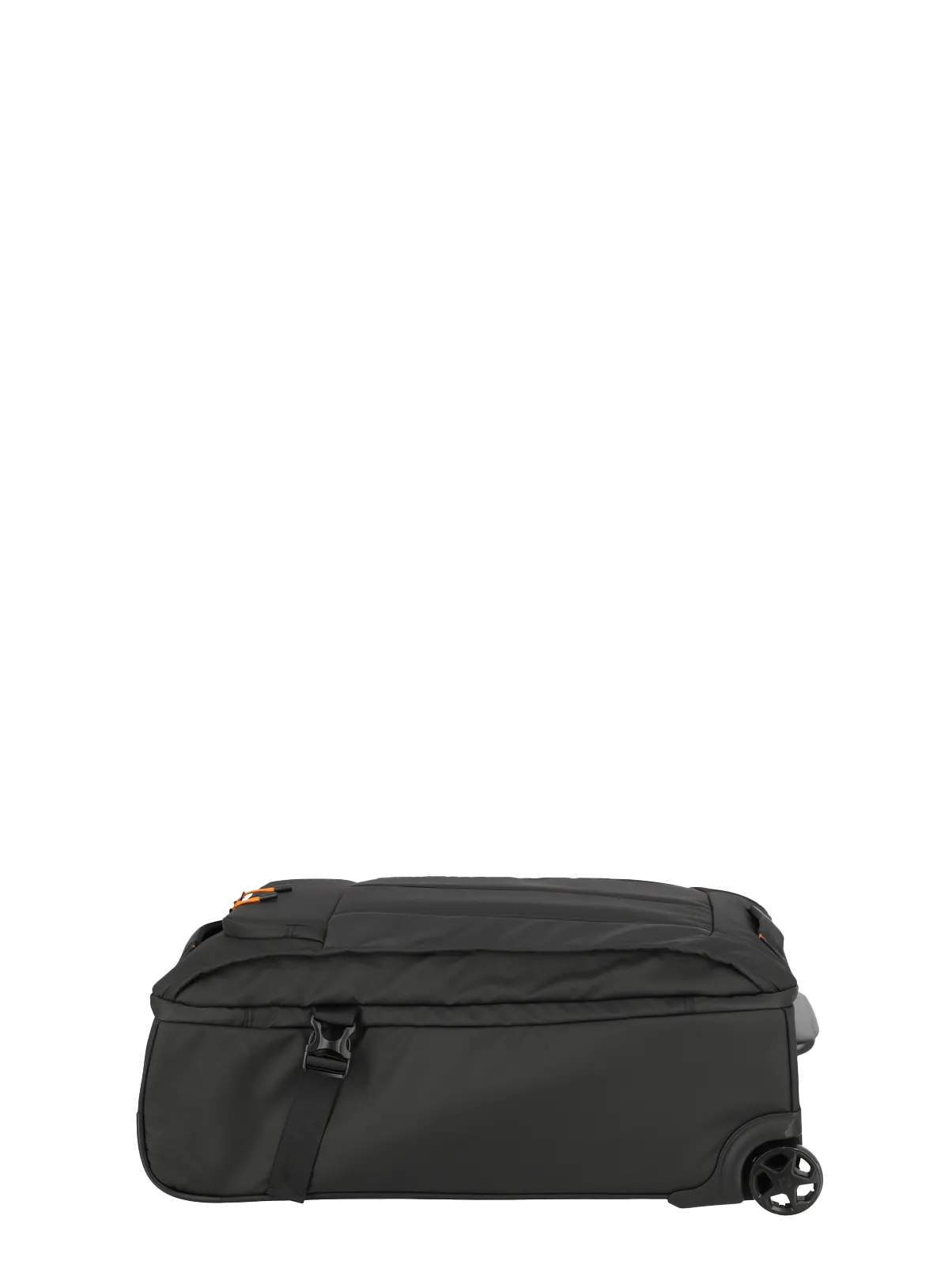 Eine travelite Rollenreisetasche der Serie Briize Größe M 67cm Seitenansicht in schwarz