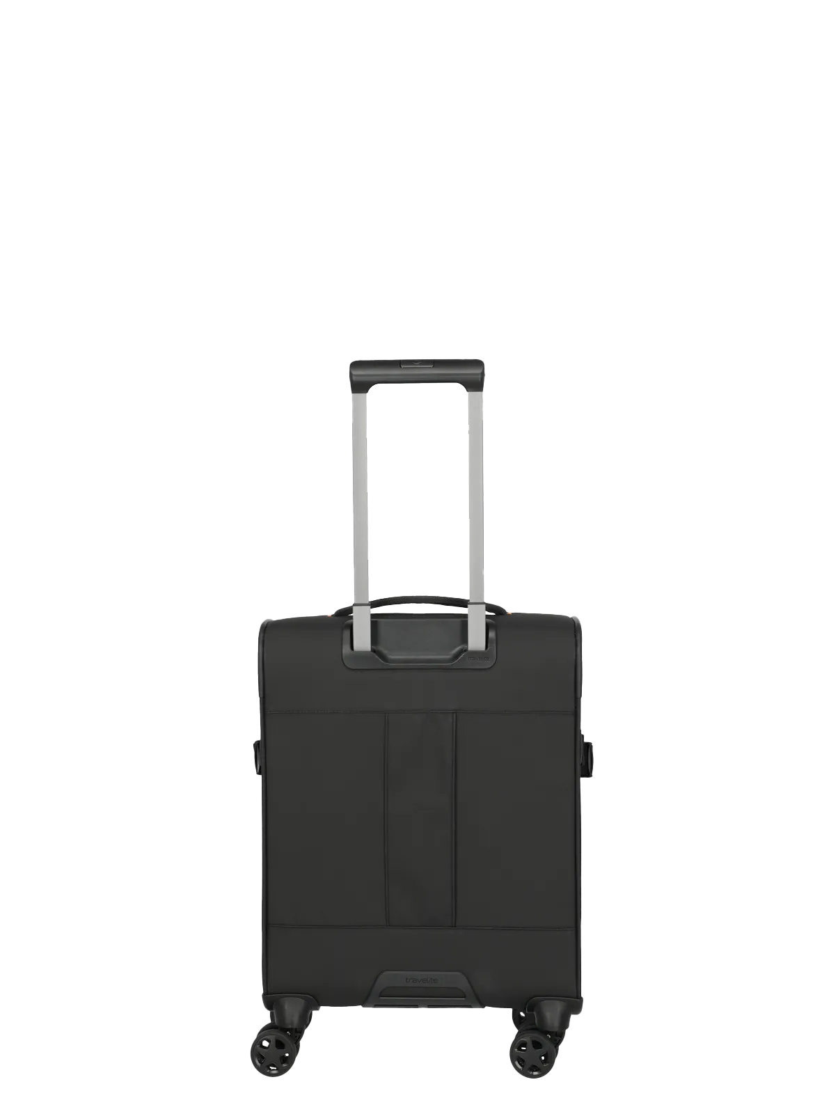 Ein travelite Koffer der Serie Briize Größe S 55cm Rückansicht in schwarz