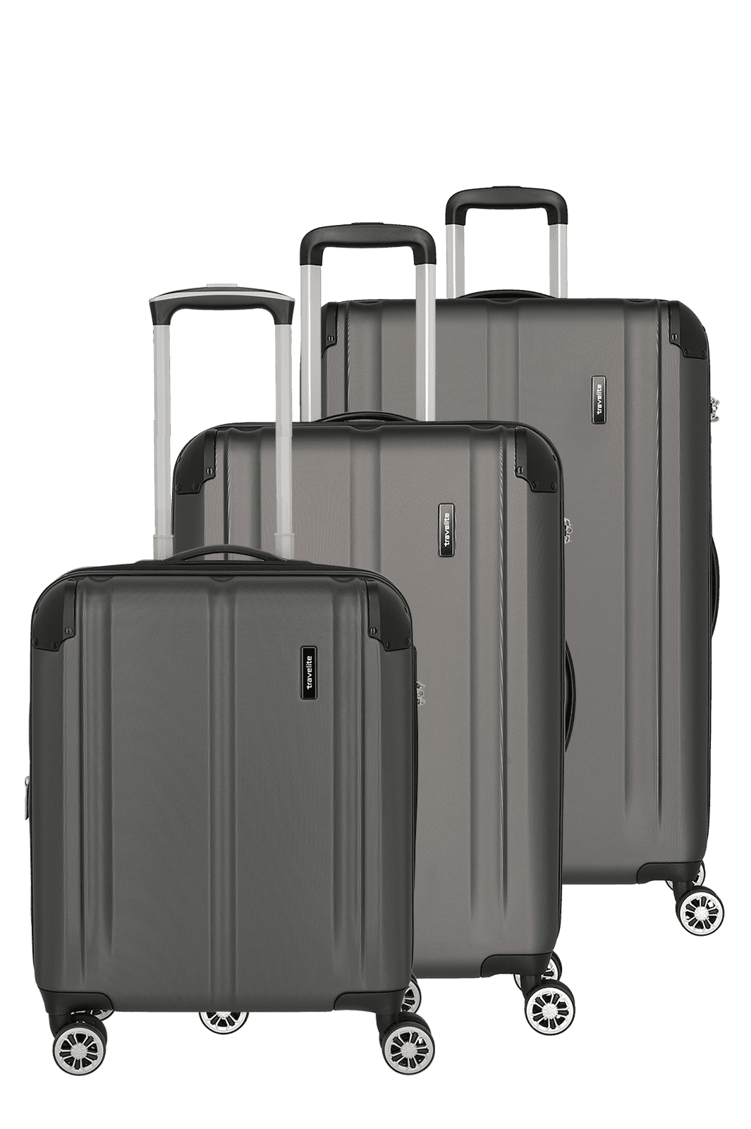 City - Extra durable trolleys shell hard - travelite