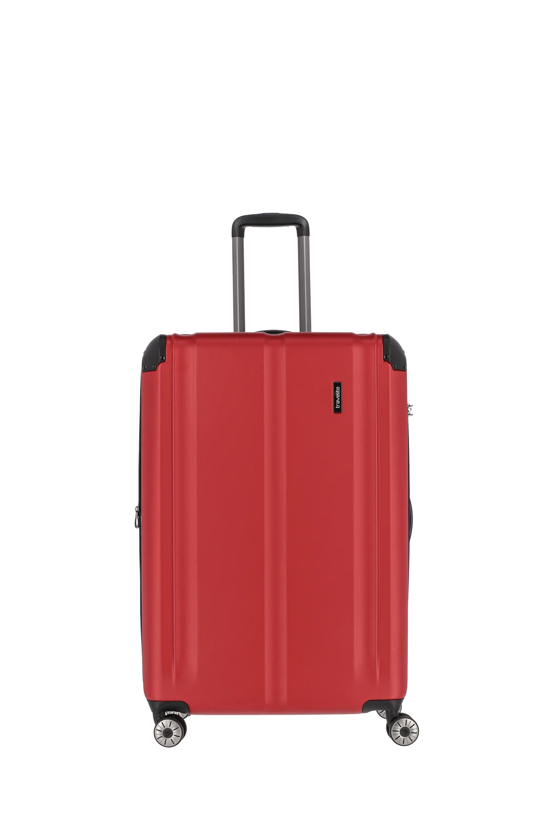 front + Next pocket travelite suitcase size - s silver Aluminium