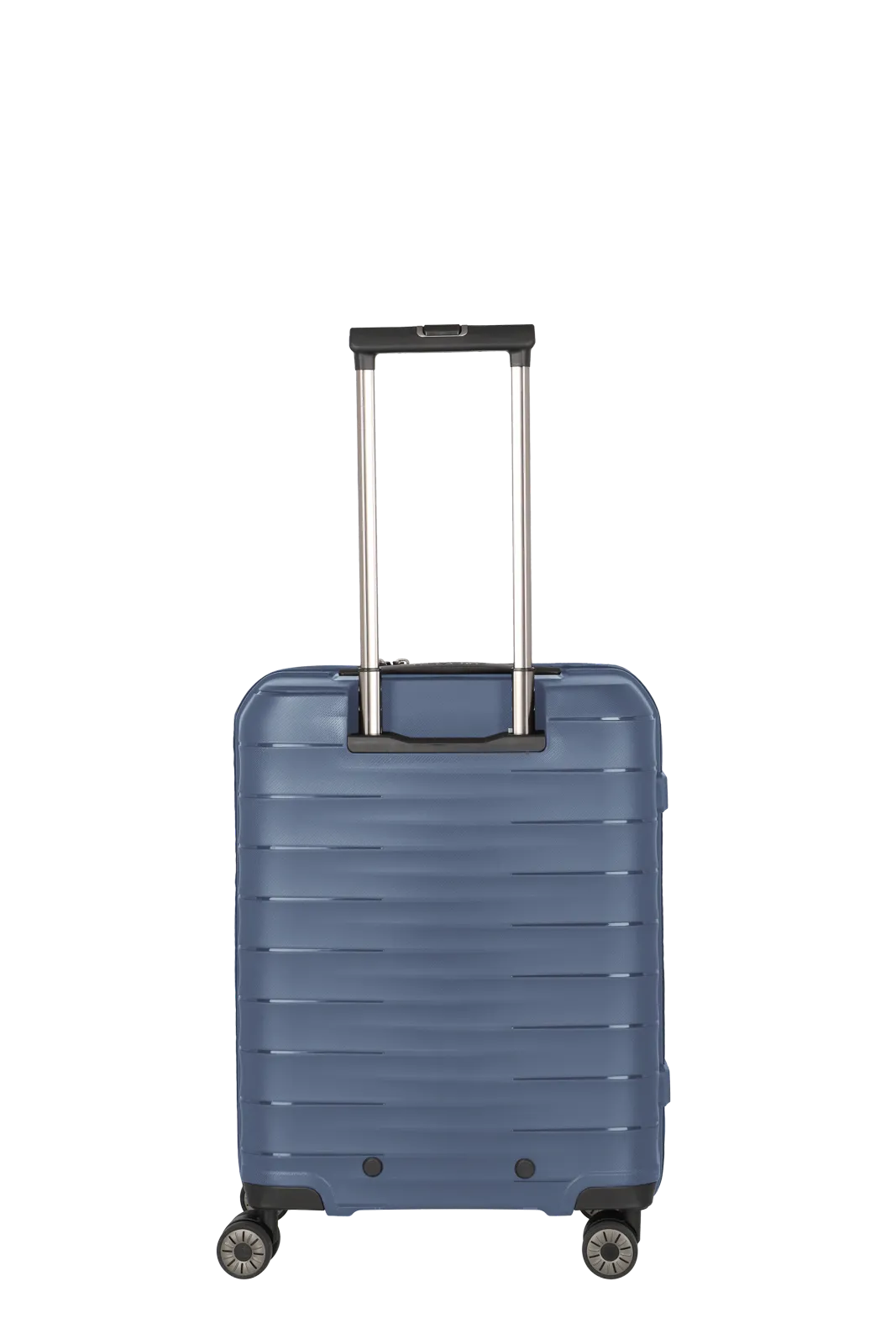 travelite Mooby Trolley S mit Vortasche in Blau Rueckansicht