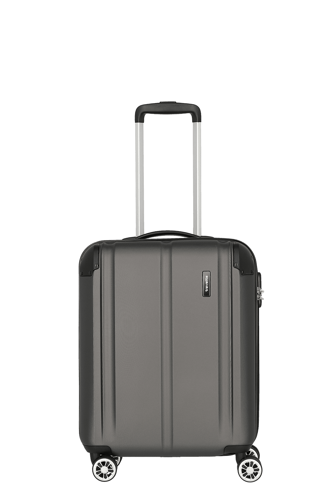 City suitcase hard (55cm) color green - travelite in shell S size