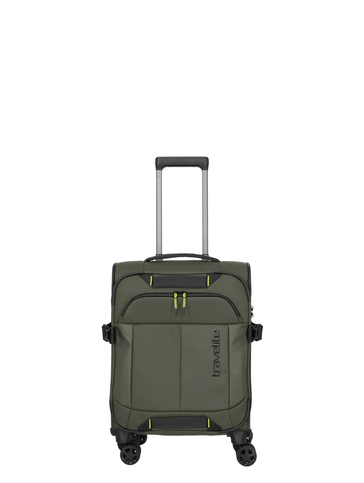 Ein travelite Koffer der Serie Briize Größe S 55cm Frontansicht in khaki