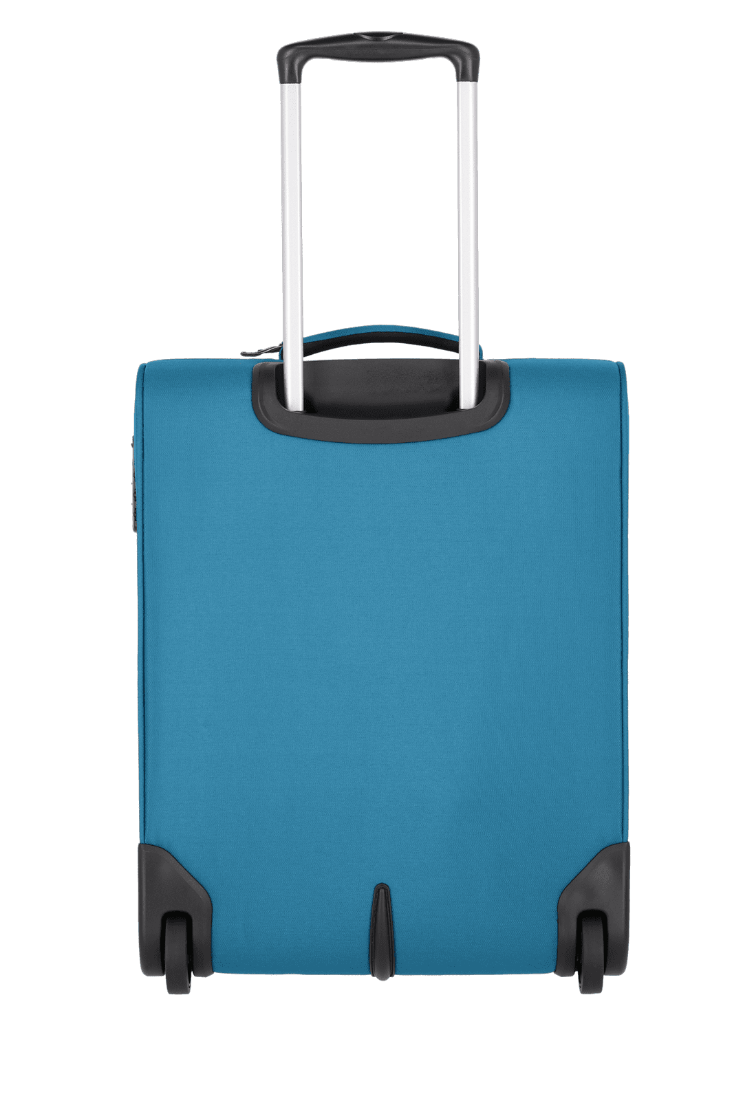 Ein travelite Koffer der Serie Cabin Rückansicht Größe S 52cm in türkis