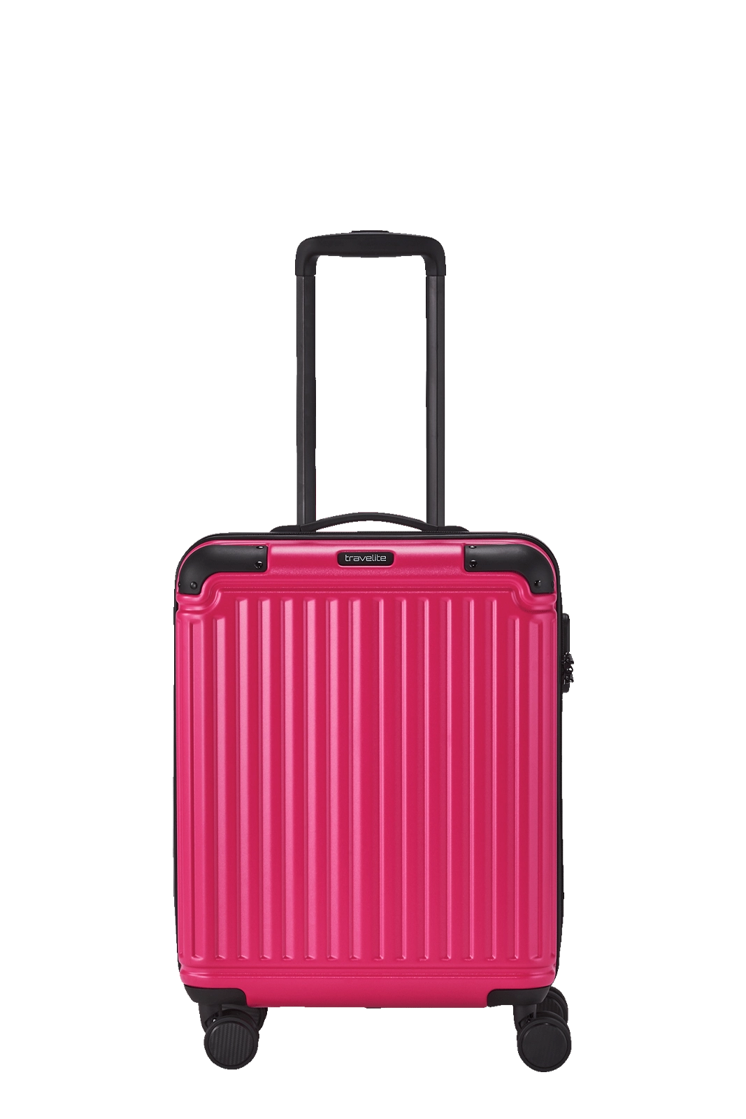 Ein travelite Koffer der Serie Cruise Frontansicht Gr. S 55cm in pink