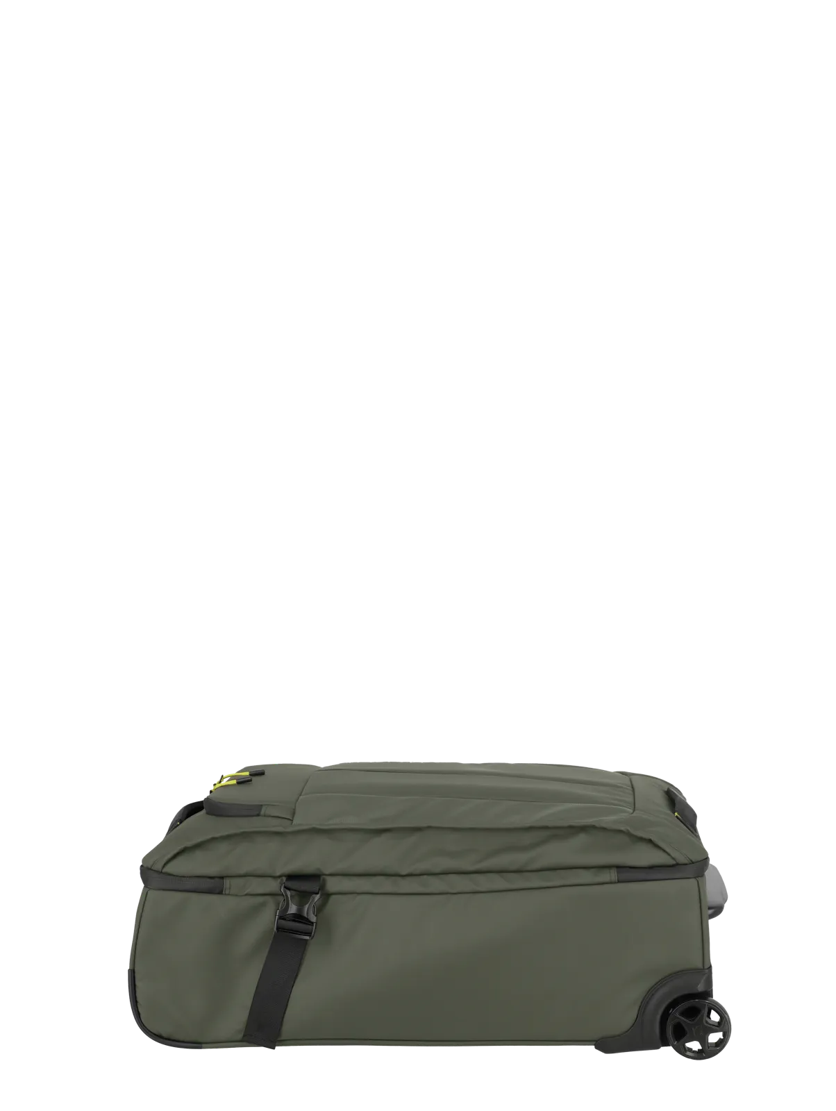 Eine travelite Rollenreisetasche der Serie Briize Größe M 67cm Seitenansicht in khaki