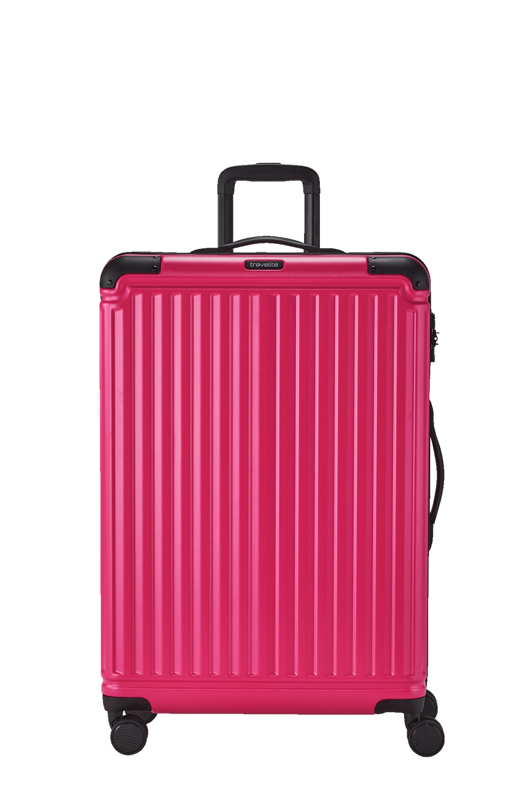 Ein travelite Koffer der Serie Cruise Frontansicht Gr. L 77cm in pink