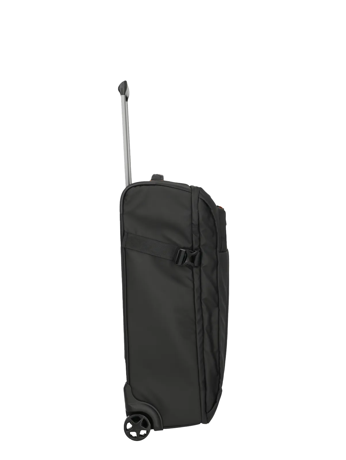 Eine travelite Rollenreisetasche der Serie Briize Größe M 67cm Seitenansicht in schwarz